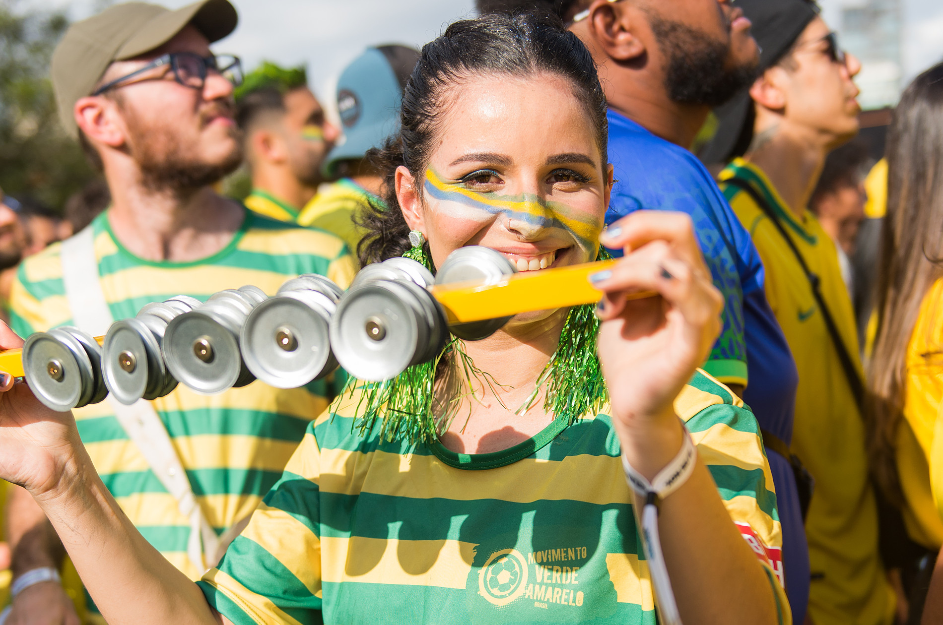 Movimento Verde e Amarelo - Primeiro Jogo | Luciano Braz Fotografia